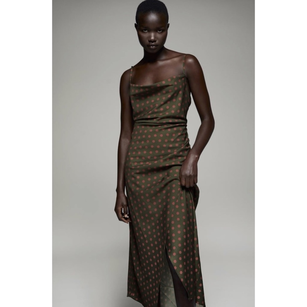 Zara slip midi dress